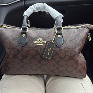 Coach Brown Signature Handbag